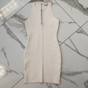 Off White Fitted Guess Dress